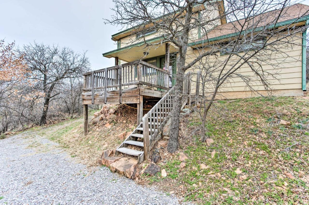 Medicine Park Cabin Rental With Mountain View Zewnętrze zdjęcie